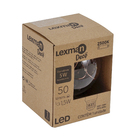 Lâmpada de LED Filamento E27 Bulbo 1,5W 50lm Luz Amarela Bivolt Lexman