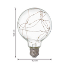 Lâmpada de LED Filamento E27 Bulbo 1,5W 50lm Luz Amarela Bivolt Lexman