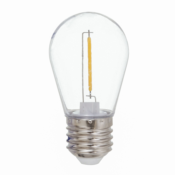 Lâmpada de LED Filamento E27 Bulbo 1W 50lm Luz Amarela 220V Lexman