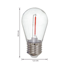 Lâmpada de LED Filamento E27 Bulbo 30lm Luz RGB 127V Lexman