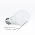 Lâmpada de LED Inteligente E27 Bulbo 7W 700lm Luz Branca Bivolt Positivo