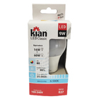 Lâmpada De Led Multilit Branca E27 9w - 6500k Bulbo