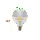 Lâmpada Defletora Led Thomas Edison 6w G95 E27 St1466