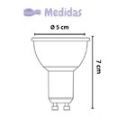 Lâmpada Dicroica Redonda 3w Bivolt Ip65