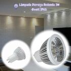 Lâmpada Dicroica Redonda 3w Bivolt Ip65