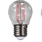 Lampada Filamento Bolinha 2w Bivolt Luz Vermelha Avant