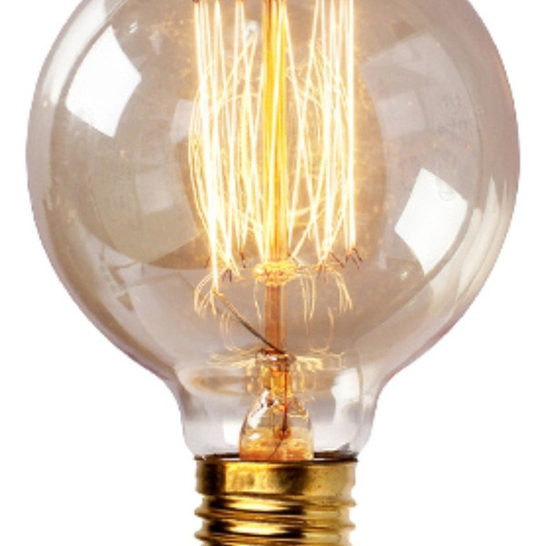 Lâmpada Filamento Carbono G80 Vintage Retro 40w 220v