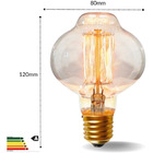 Lâmpada Filamento Carbono Retro Vintage Br85 220v