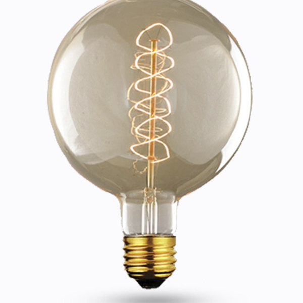 Lâmpada Filamento De Carbono Vintage  G200 40w - 110v