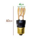 Lâmpada Filamento Led 3d Espiral Branco Quente 4w St1623
