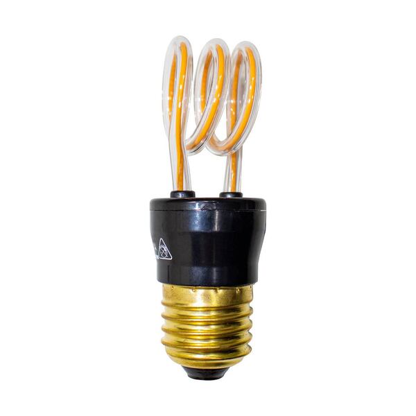 Lâmpada Filamento Led 3d Espiral Branco Quente 4w St1623