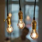 Lâmpada Filamento Led Bulbo A60 E27 4w Âmbar Bivolt