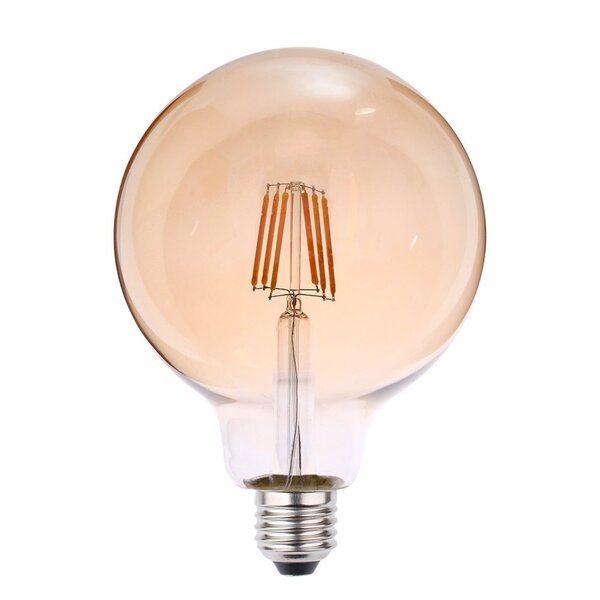 Lâmpada Filamento Led G125 E27 6w 540 Lumens 100-240v 2.200k