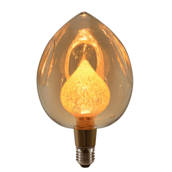 Lâmpada Filamento Led Globo Retrô Âmbar E27 3w 2200k Bivolt