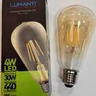 Lâmpada Filamento Led Pêra St64 4w 2400k Autovolt