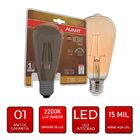 Lâmpada Filamento Led Pera St64 Tomas Edson 4w 2200k 110v St1