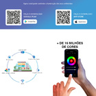 Lampada Filamento Retro St64 6w Rgb Inteligente Smart Wifi