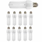 Lampada Fluorescente 25w Kit 10 Uni 220v Iluminaçao Branco Fr