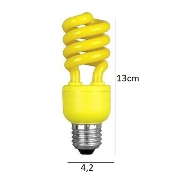 Lâmpada Fluorescente Amarela 15w Xelux 220v | Leroy Merlin