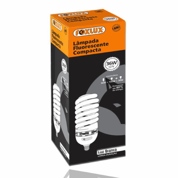 Lâmpada Fluorescente Compacta 36w (luz Branca)