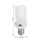 Lâmpada Fluorescente E27 Espiral 25W 1504lm Luz Branca 127V Kian