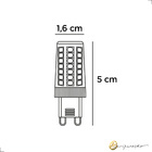 Lampada G9 220v 3.5w 3000k - Opus