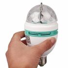 Lâmpada Giratória Led Rgb Bola Maluca Colorida Para Festa