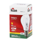 Lâmpada Halógena Bulbo Luz Amarela 42W Kian 220V