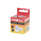 Lâmpada Halógena Dicróica Luz Amarela 50W Ourolux 220V