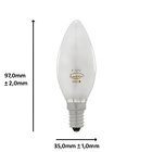 Lâmpada Halógena Vela 46W Frosted 2900k E14 127v