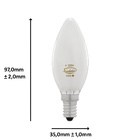 Lâmpada Halógena Vela 46W Frosted 2900k E14 220v