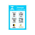 Lâmpada High Led 30w Bivolt E27 3000k Luz Quente Taschibra