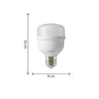 Lmpada High Led 40w Bivolt E27 3000k Luz Quente Taschibra