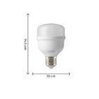 Lmpada High Led 50w Bivolt E27 3000k Luz Quente Taschibra