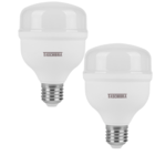 Lâmpada High LED Bulbo 20W E27 6500K Taschibra Kit 2 Unidades