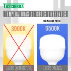 Lâmpada High LED Bulbo 20W E27 6500K Taschibra Kit 2 Unidades