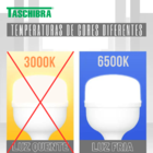 Lâmpada High LED Bulbo 30W E27 6500K Taschibra Kit 2 Unidades