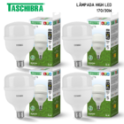 Lâmpada High LED Bulbo 30W E27 6500K Taschibra Kit 4 Unidades
