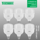 Lâmpada High LED Bulbo 30W E27 6500K Taschibra Kit 6 Unidades