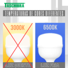 Lâmpada High LED Bulbo 40W E27 6500K Taschibra Kit 04 Unidades