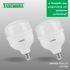 Lâmpada High LED Bulbo 40W E27 6500K Taschibra Kit 2 Unidades