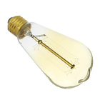 Lâmpada Incandescente de Filamento Dimerizável Pêra Luz Amarela 40W GMH 220V