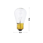 Lâmpada Incandescente Geladeira e Microondas Luz Amarela 40W Kian 127V (110V)