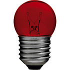 Lâmpada Incandescente Bolinha Luz Vermelha 7W Sadokin 220V