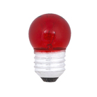 Lâmpada Incandescente Bolinha Luz Vermelha 7W Sadokin 220V