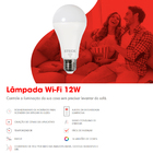 Lâmpada Inteligente Smarteck 12w Wi-fi Com Assistente Steck