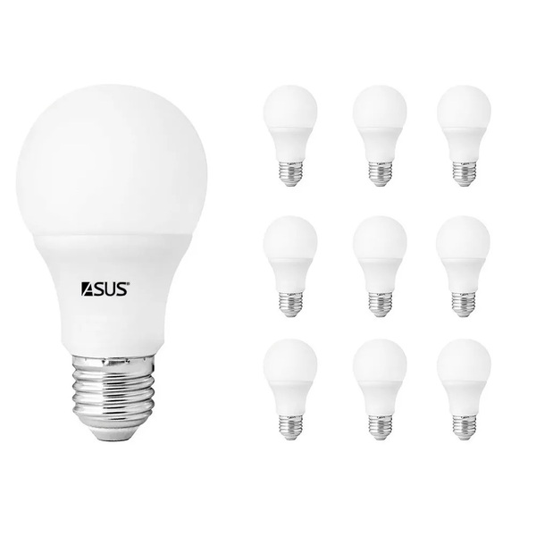lampada led 12w bulbo fria soquete e27 bivolt luz branco frio 6500k 10 unidades leroy merlin