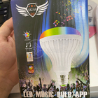 Lâmpada Led 12w E27 Rgb Colorida Com Caixa De Som Bluetooth E