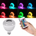 Lampada Led 6w Rgb Caixa Som Bluetooth Controle Wj-l2