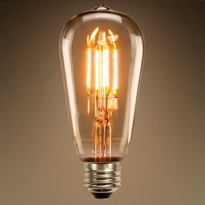 Lâmpada Led 8w St64 Bivolt Vintage Retrô Industrial Design ...
